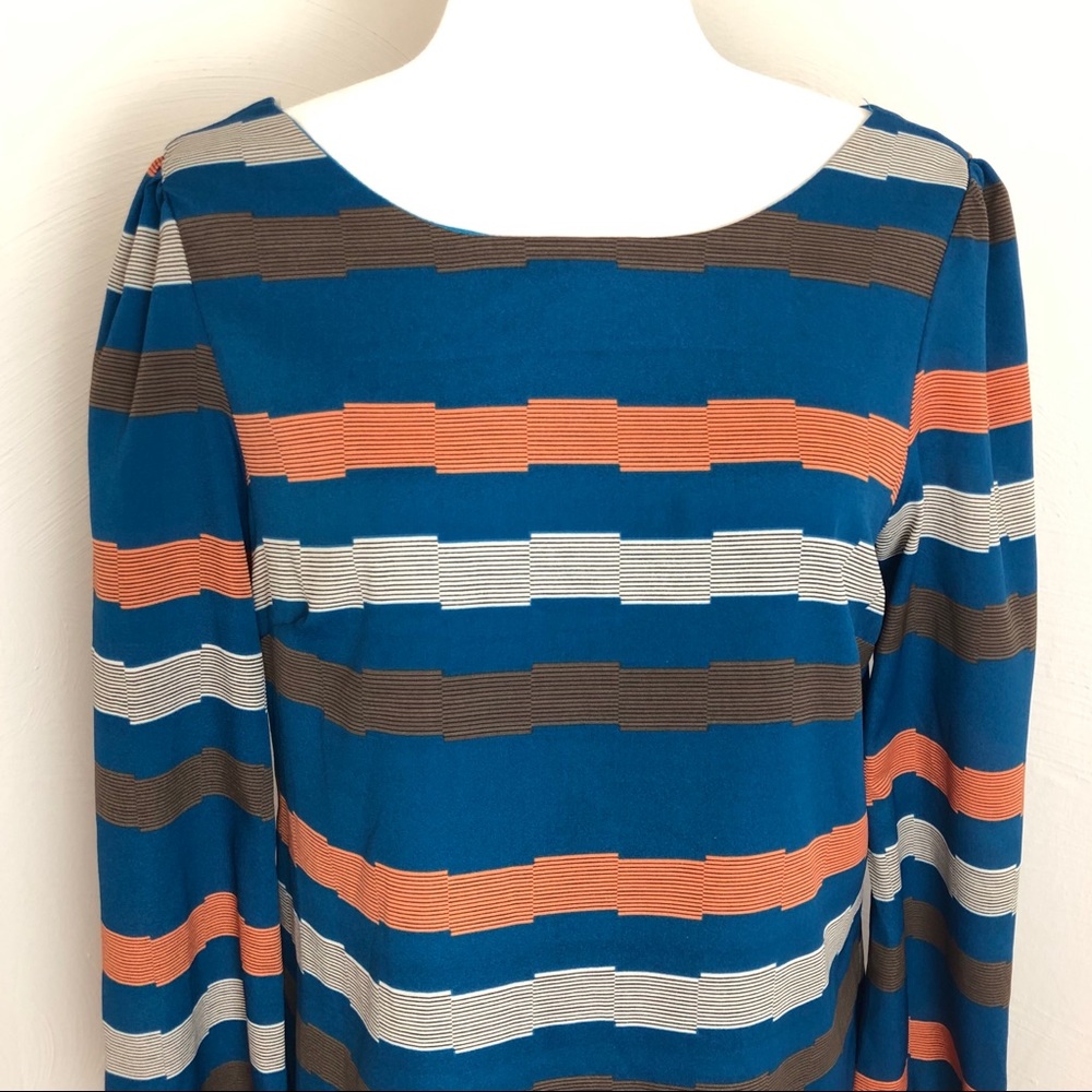 Francesca’s Collections Striped Long Sleeve Dress - Picture 4 of 8